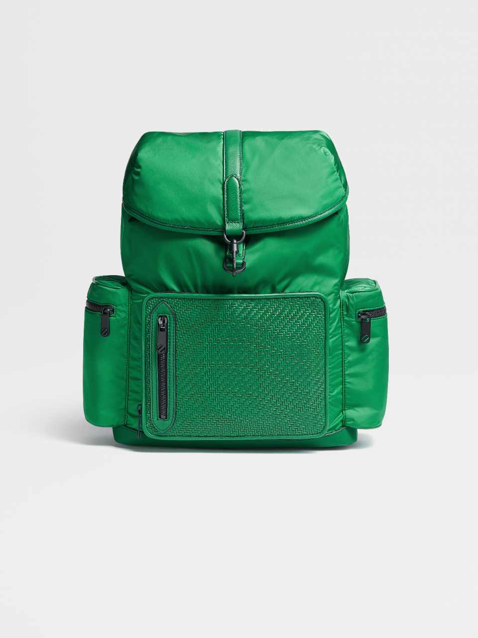 Bright Green PELLETESSUTA™ and Nylon Special Backpack